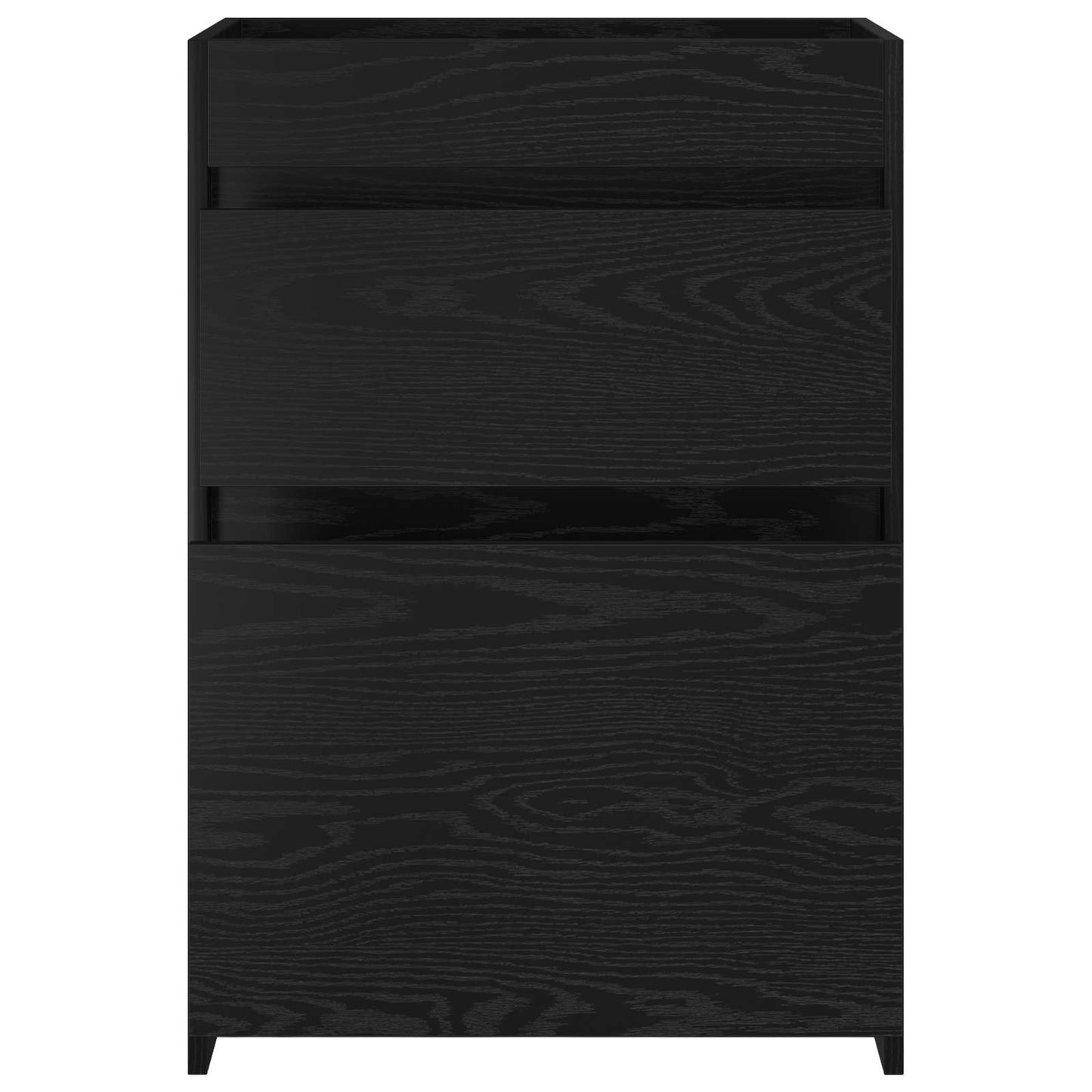 vidaXL Bathroom Under Sink Cabinet Black Oak 56 x 37.5 x 81 cm 4