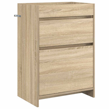 vidaXL Bathroom Under Sink Cabinet Sonoma Oak 56 x 37.5 x 81 cm 2