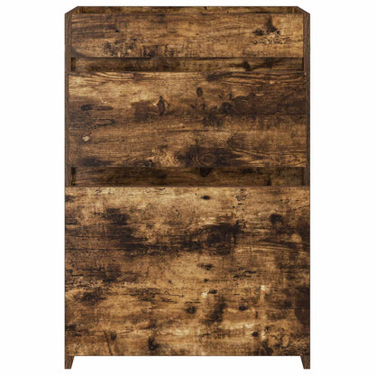 vidaXL Bathroom Under Sink Cabinet Smoked Oak 56 x 37.5 x 81 cm 4