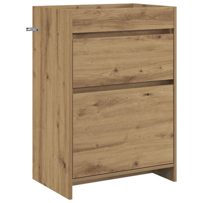 vidaXL Bathroom Under Sink Cabinet Artisan Oak 56 x 37.5 x 81 cm 2
