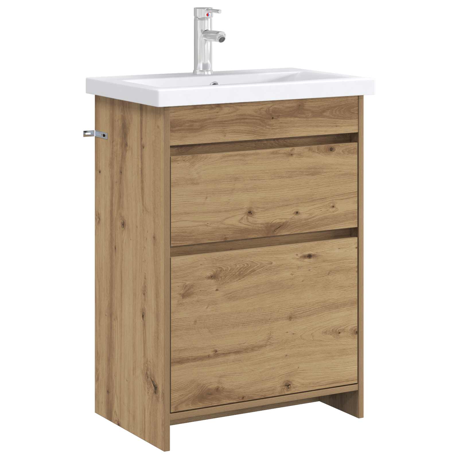 vidaXL Bathroom Under Sink Cabinet Artisan Oak 56 x 37.5 x 81 cm 3