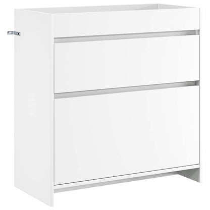 Bathroom under Sink Cabinet White 78.5 x 37.5 x 81 cm