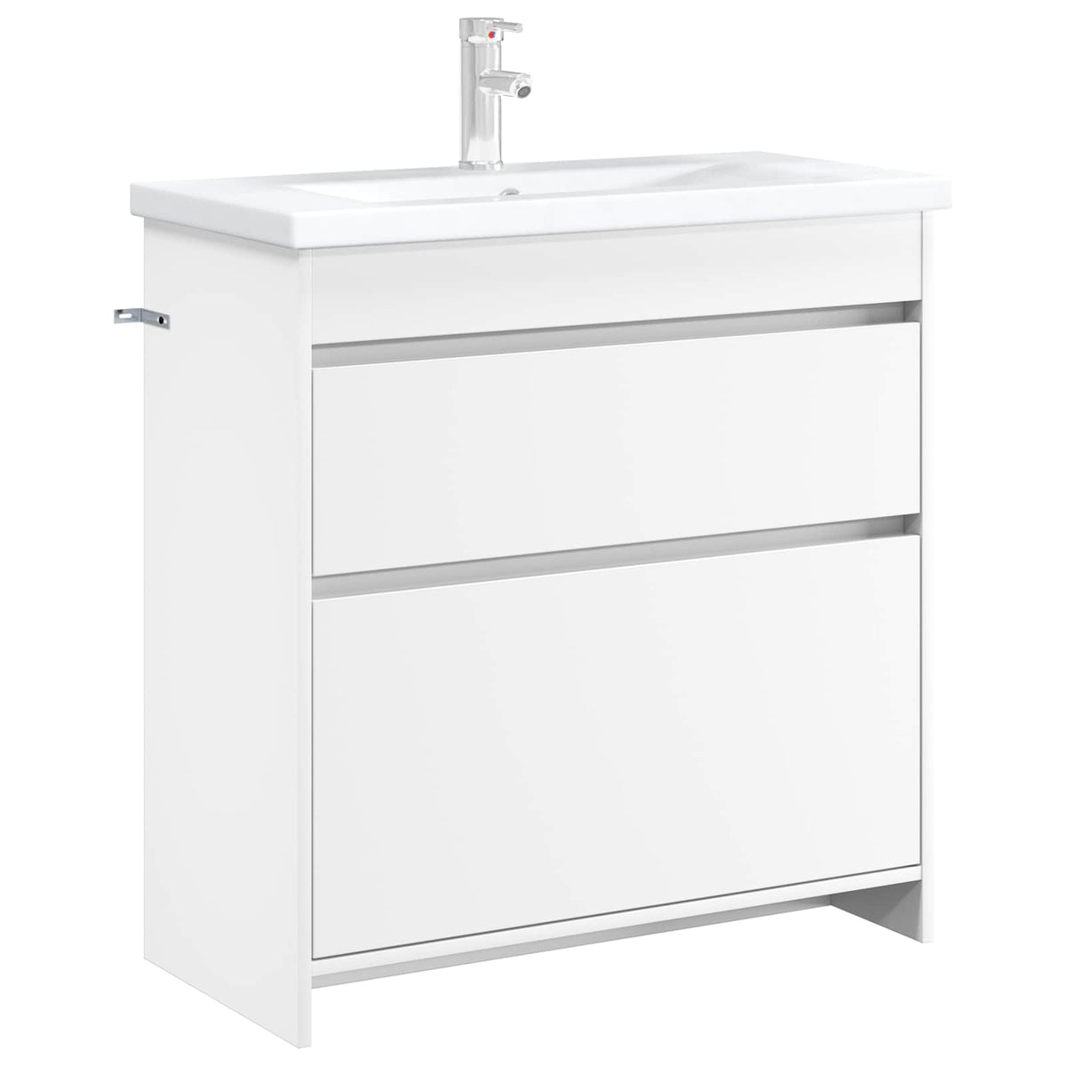 Bathroom under Sink Cabinet White 78.5 x 37.5 x 81 cm