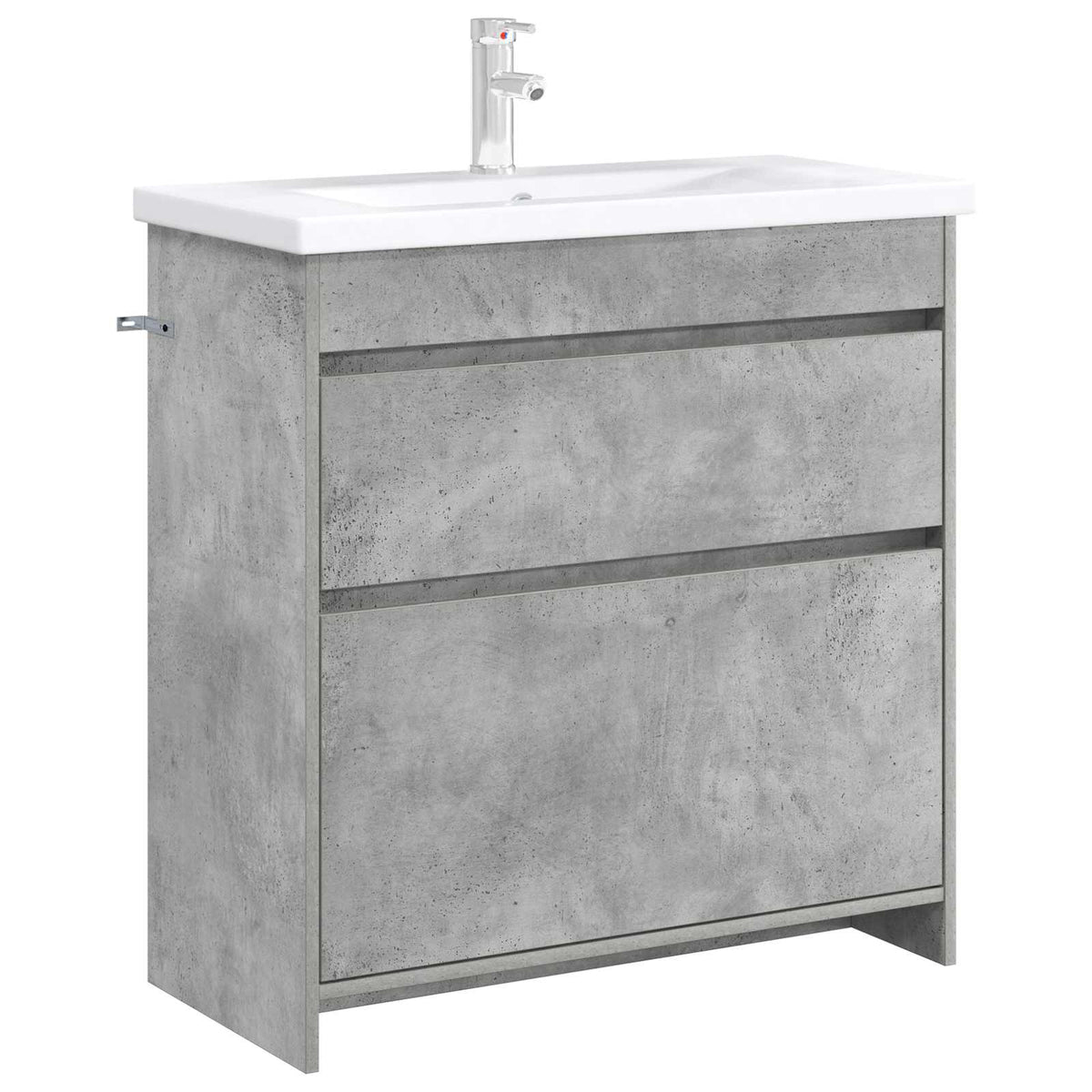 Bathroom under Sink Cabinet Concrete grey 78.5 x 37.5 x 81 cm