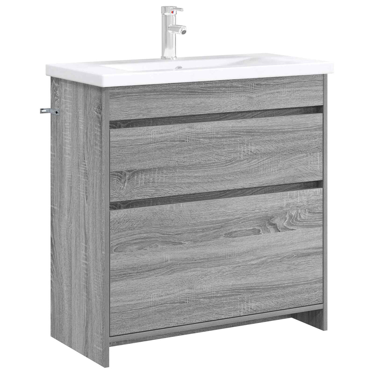 Bathroom under Sink Cabinet Grey sonoma 78.5 x 37.5 x 81 cm