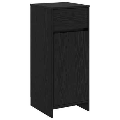 vidaXL Bathroom Cabinet Black Oak 35 x 36.5 x 85 cm Engineered Wood 2