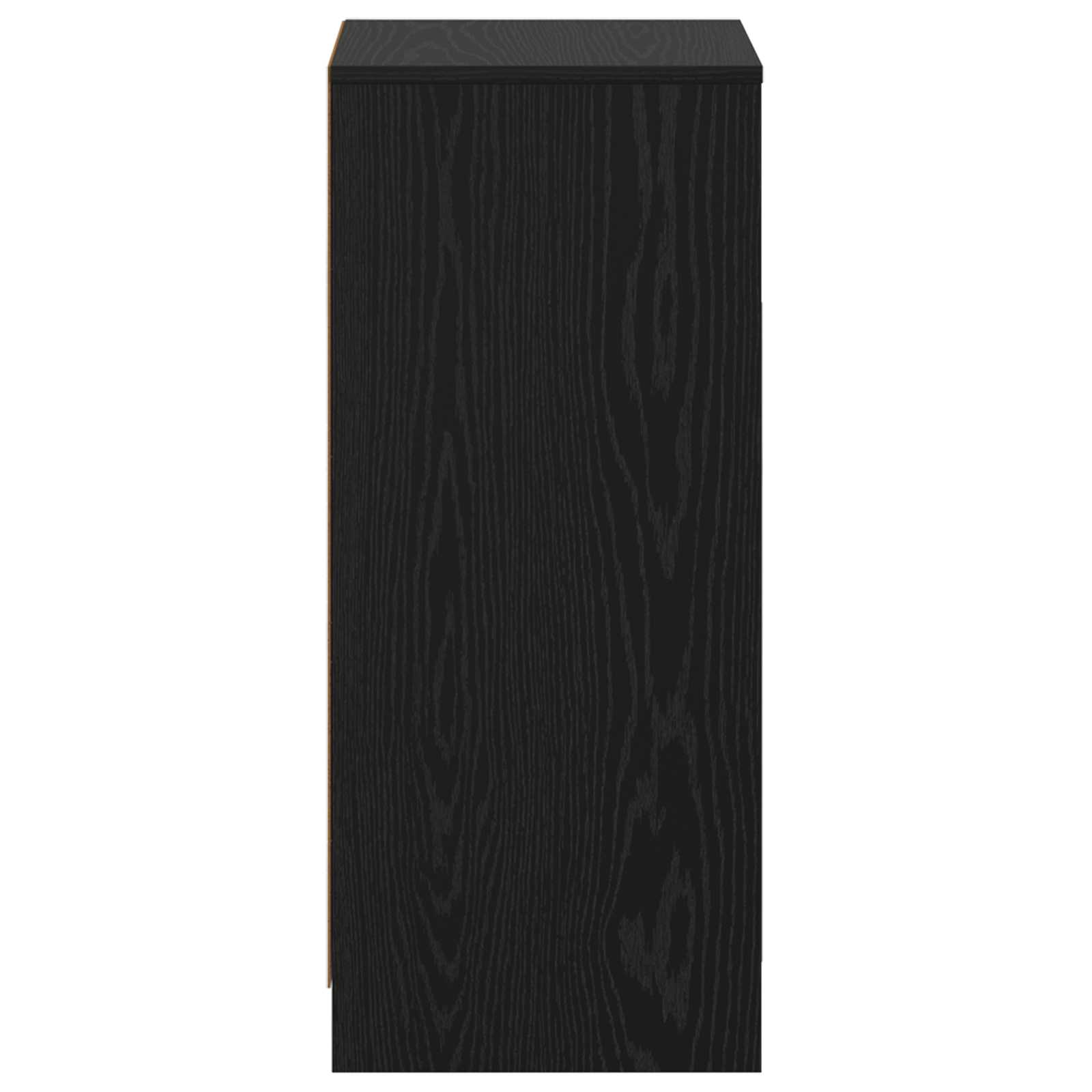 vidaXL Bathroom Cabinet Black Oak 35 x 36.5 x 85 cm Engineered Wood 4