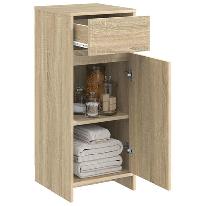 vidaXL Bathroom Cabinet Sonoma Oak 35 x 36.5 x 85 cm Engineered Wood 3