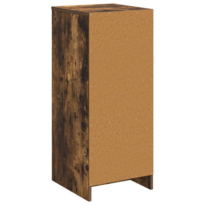 vidaXL Bathroom Cabinet Smoked Oak 35 x 36.5 x 85 cm Engineered Wood 5