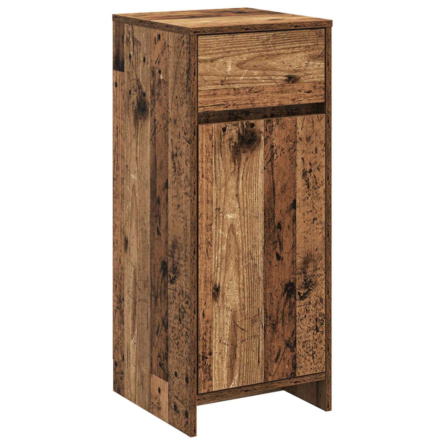 vidaXL Bathroom Cabinet Old Wood 35 x 36.5 x 85 cm Engineered Wood 2