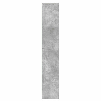 Bathroom Cabinet 30 x 33 x 190 cm Engineered Wood Concrete grey