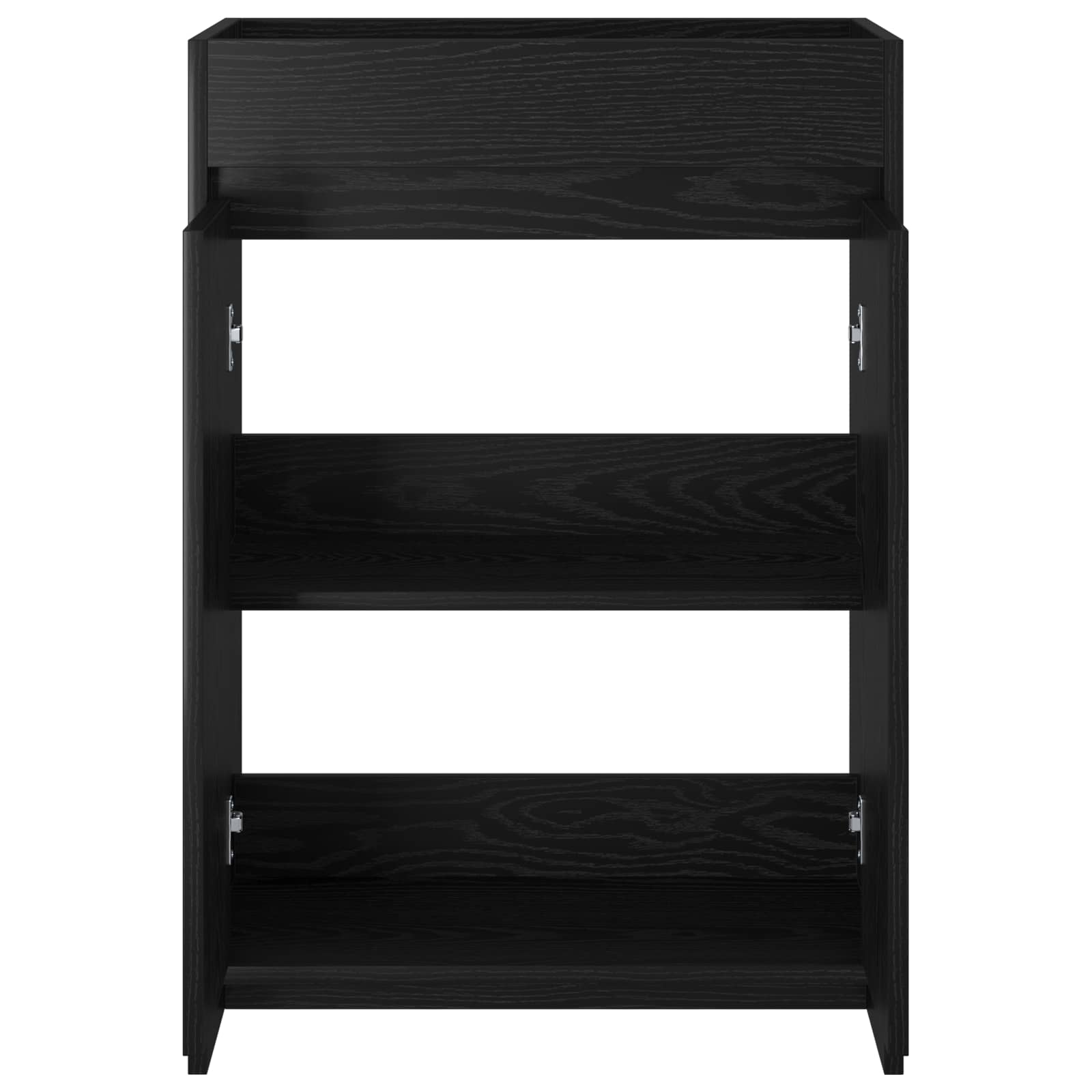 vidaXL Bathroom Under Sink Cabinet Black Oak 56 x 37.5 x 81 cm 4