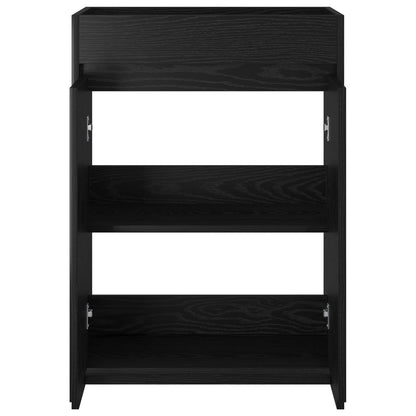 vidaXL Bathroom Under Sink Cabinet Black Oak 56 x 37.5 x 81 cm 4