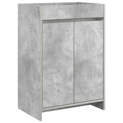 vidaXL Bathroom Under Sink Cabinet Concrete Grey 56 x 37.5 x 81 cm 2