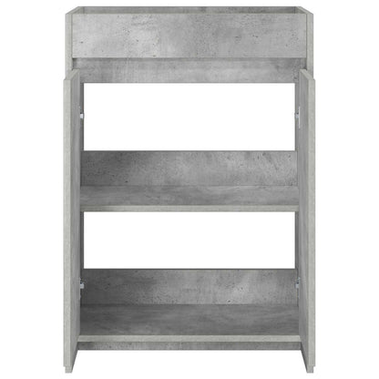 vidaXL Bathroom Under Sink Cabinet Concrete Grey 56 x 37.5 x 81 cm 4