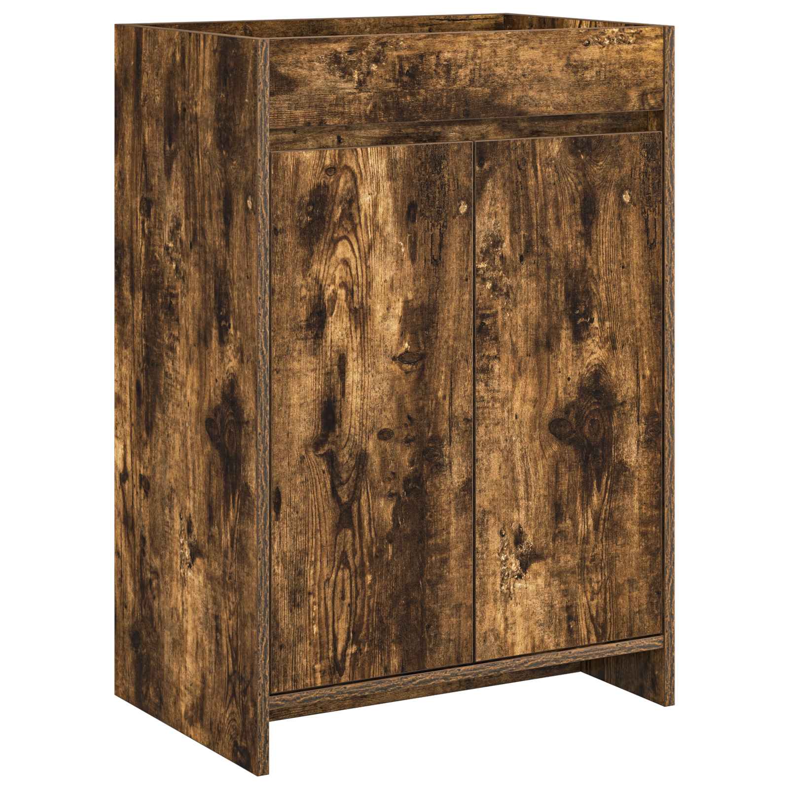 vidaXL Bathroom Under Sink Cabinet Smoked Oak 56 x 37.5 x 81 cm 2
