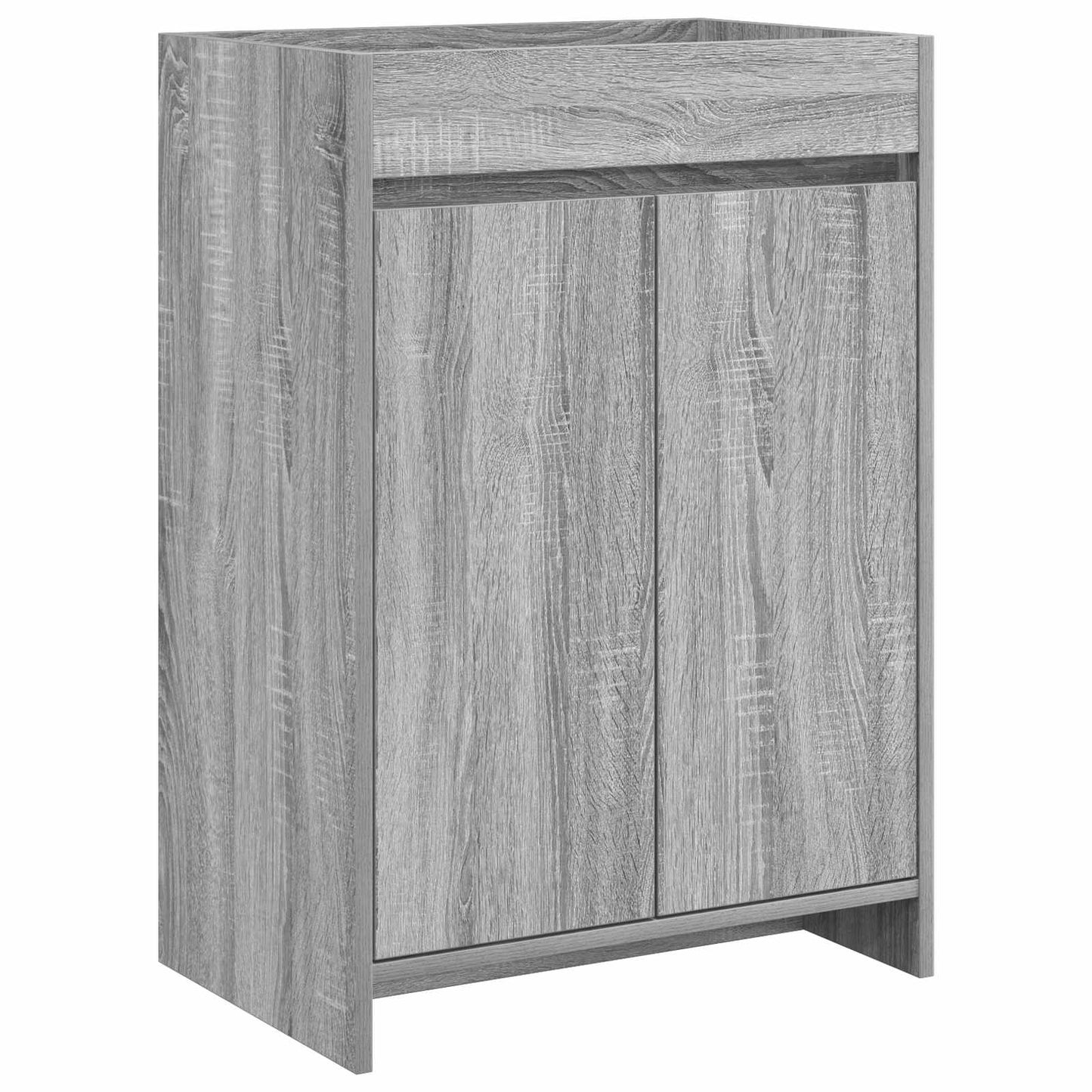 vidaXL Bathroom Under Sink Cabinet Grey Sonoma 56 x 37.5 x 81 cm 2