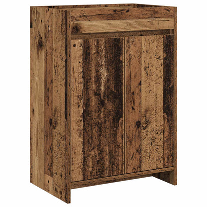 vidaXL Bathroom Under Sink Cabinet Old Wood 56 x 37.5 x 81 cm 2