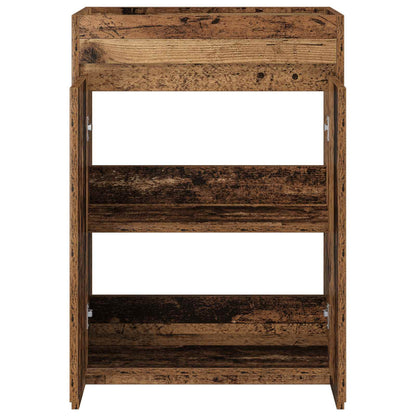 vidaXL Bathroom Under Sink Cabinet Old Wood 56 x 37.5 x 81 cm 4