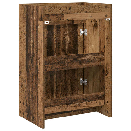 vidaXL Bathroom Under Sink Cabinet Old Wood 56 x 37.5 x 81 cm 6