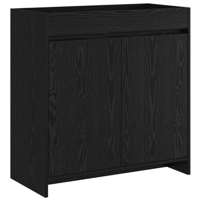 vidaXL Bathroom Under Sink Cabinet Black Oak 78.5 x 37.5 x 81 cm 2