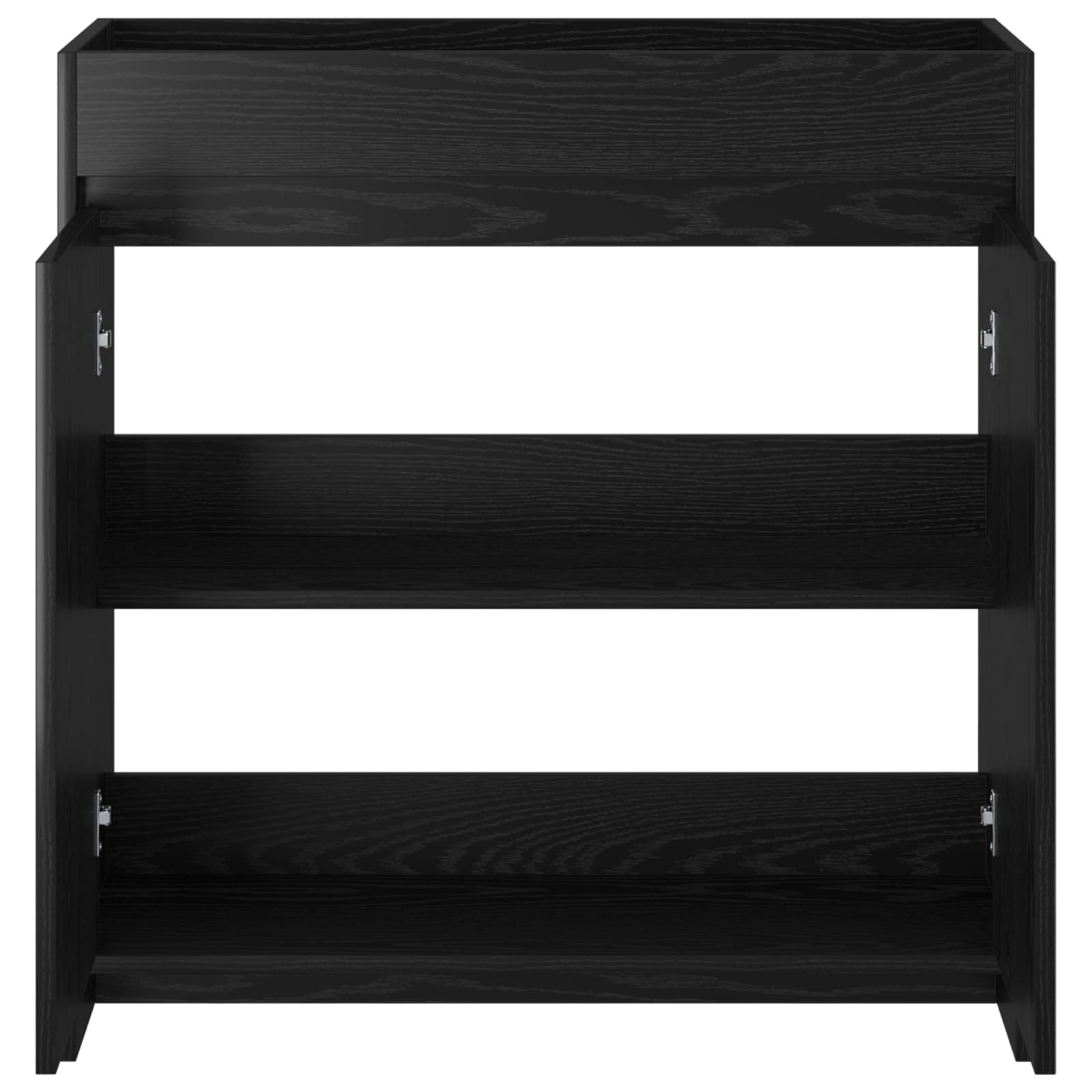 vidaXL Bathroom Under Sink Cabinet Black Oak 78.5 x 37.5 x 81 cm 4