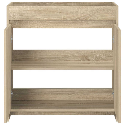 vidaXL Bathroom Under Sink Cabinet Sonoma Oak 78.5 x 37.5 x 81 cm 4