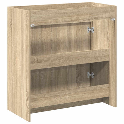 vidaXL Bathroom Under Sink Cabinet Sonoma Oak 78.5 x 37.5 x 81 cm 5