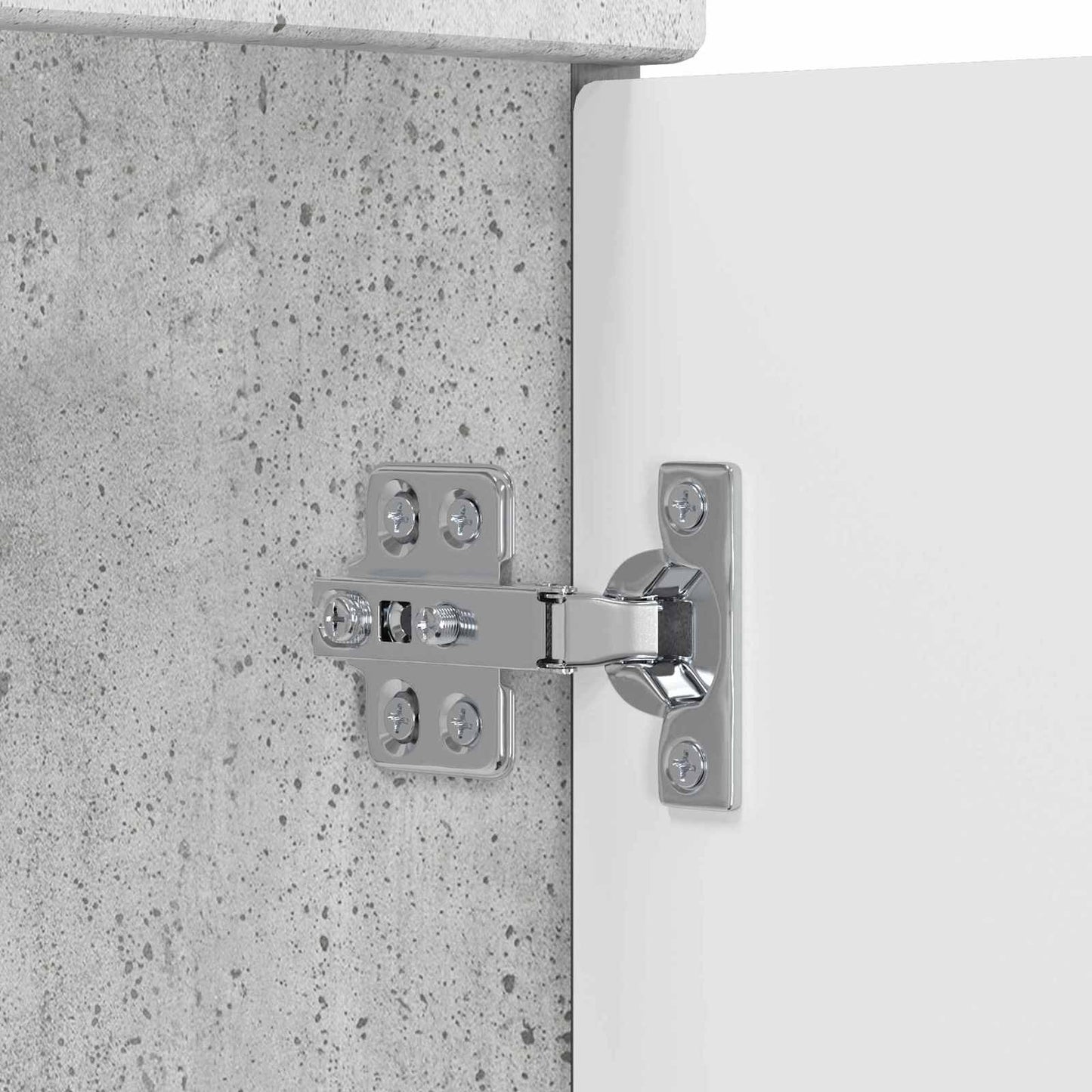 vidaXL Bathroom Under Sink Cabinet Concrete Grey 78.5 x 37.5 x 81 cm 6