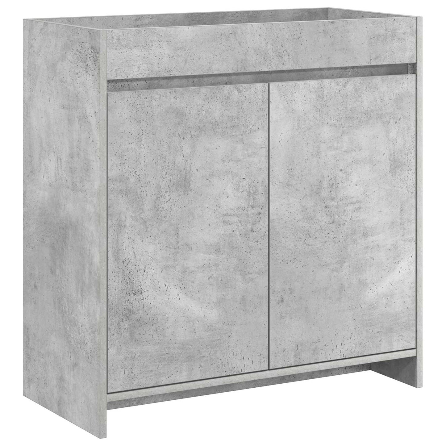 vidaXL Bathroom Under Sink Cabinet Concrete Grey 78.5 x 37.5 x 81 cm 2