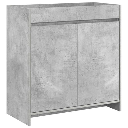 vidaXL Bathroom Under Sink Cabinet Concrete Grey 78.5 x 37.5 x 81 cm 2