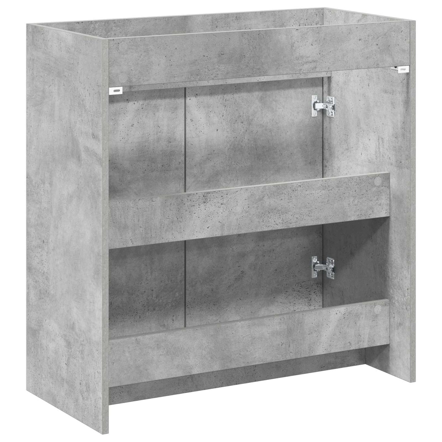 vidaXL Bathroom Under Sink Cabinet Concrete Grey 78.5 x 37.5 x 81 cm 5