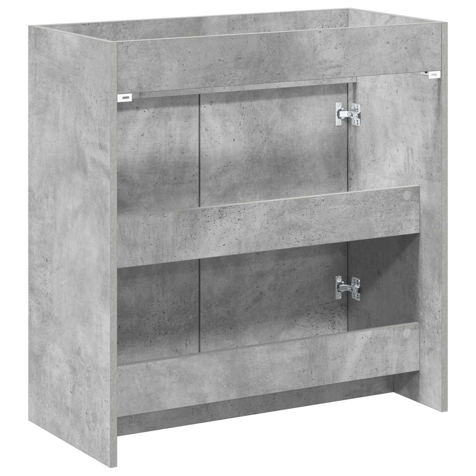vidaXL Bathroom Under Sink Cabinet Concrete Grey 78.5 x 37.5 x 81 cm 5