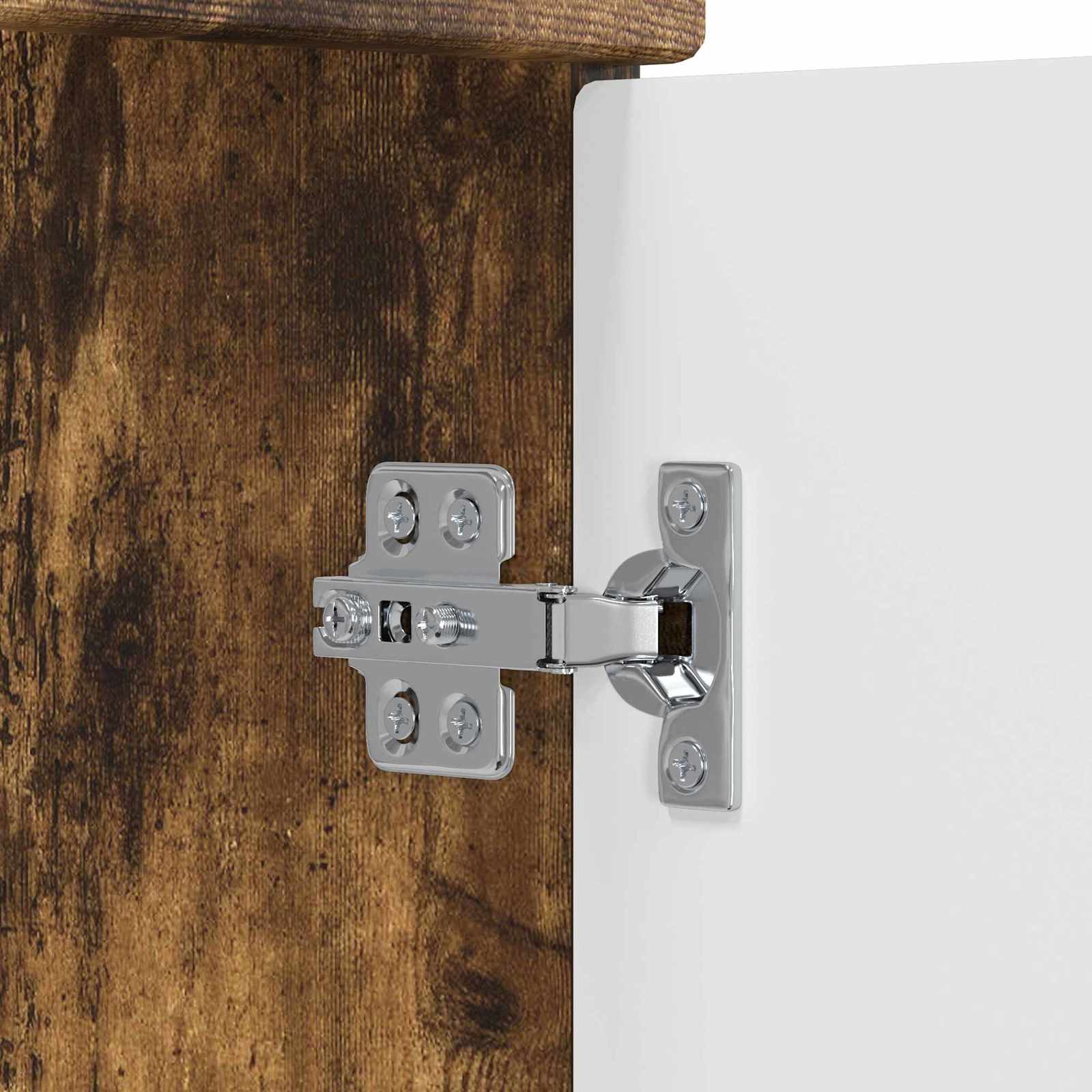 vidaXL Bathroom Under Sink Cabinet Smoked Oak 78.5 x 37.5 x 81 cm 6