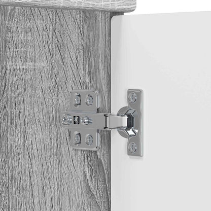 vidaXL Bathroom Under Sink Cabinet Grey Sonoma 78.5 x 37.5 x 81 cm 6