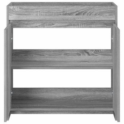 vidaXL Bathroom Under Sink Cabinet Grey Sonoma 78.5 x 37.5 x 81 cm 4