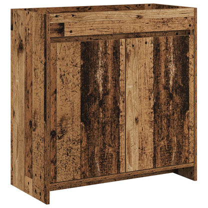 vidaXL Bathroom Under Sink Cabinet Old Wood 78.5 x 37.5 x 81 cm 2