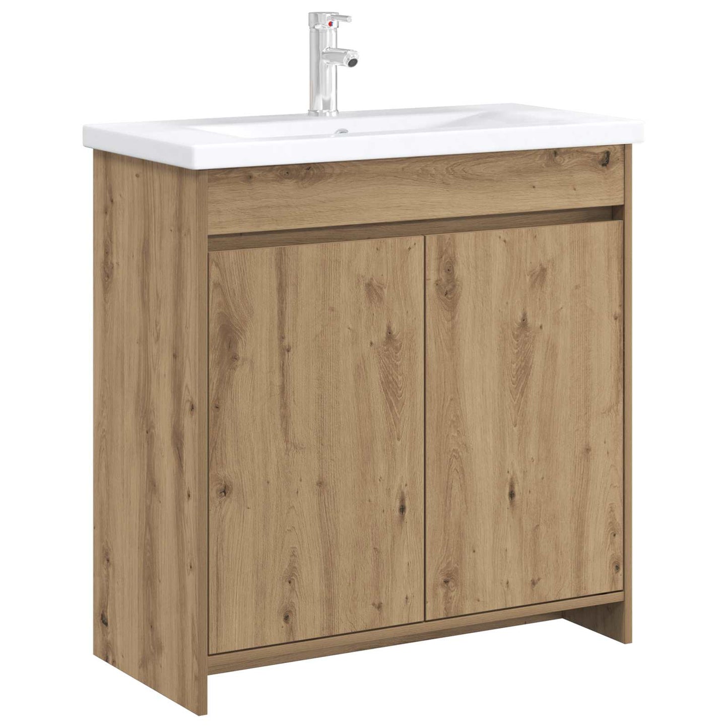 vidaXL Bathroom Under Sink Cabinet Artisan Oak 78.5 x 37.5 x 81 cm 2