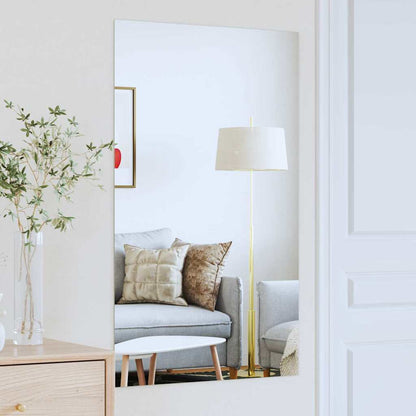 vidaXL Wall Mirror Rectangular 100 x 60 cm Tempered Glass 1