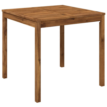 Garden Dinner Table Natural 80 cm 80.5 cm