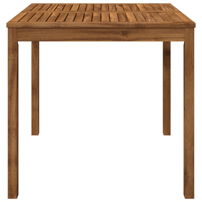 Garden Dinner Table Natural 80 cm 80.5 cm