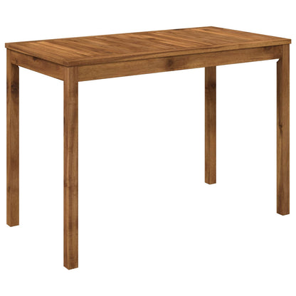 vidaXL Garden Dinner Table Natural 108.5 x 55 x 75 cm 2