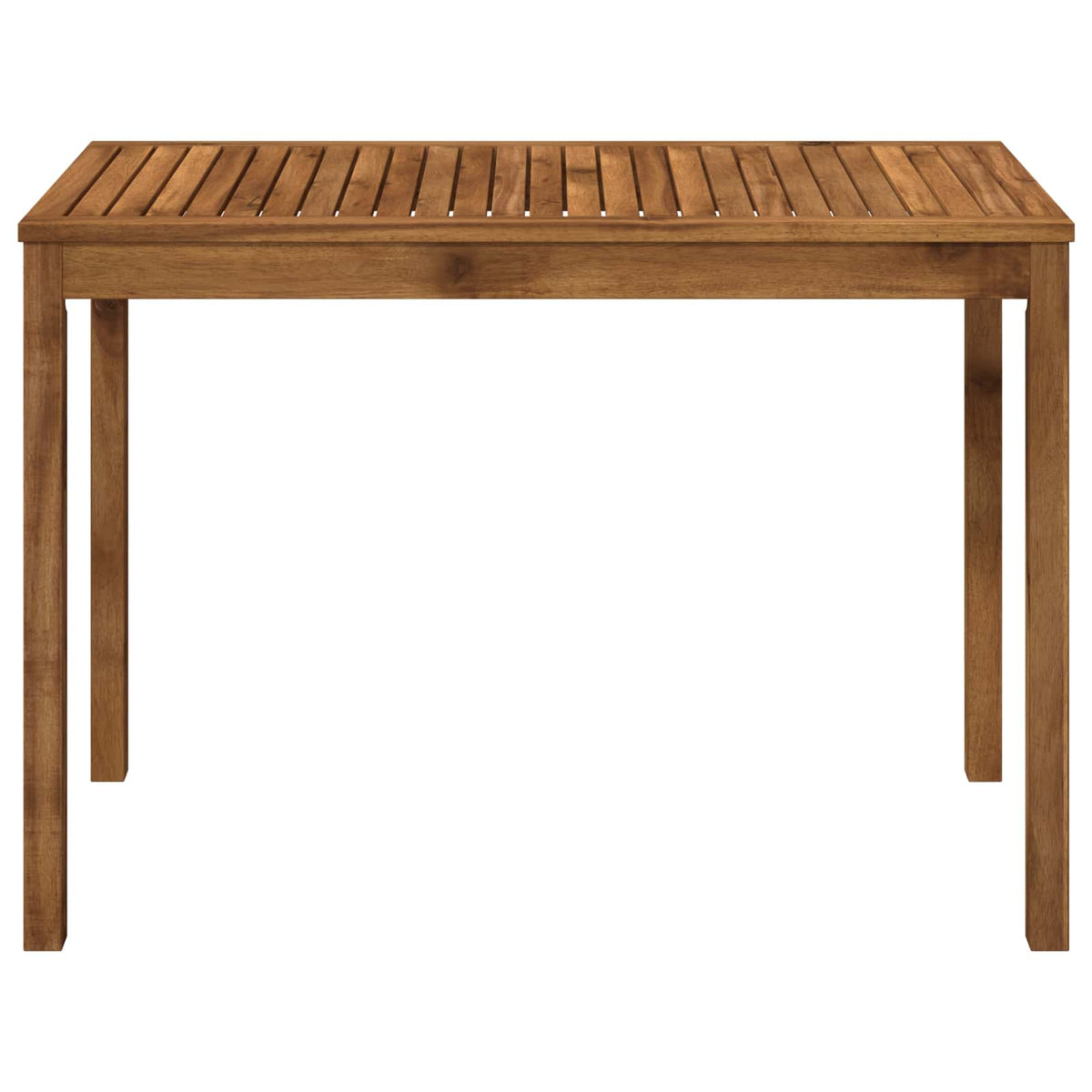 vidaXL Garden Dinner Table Natural 108.5 x 55 x 75 cm 3