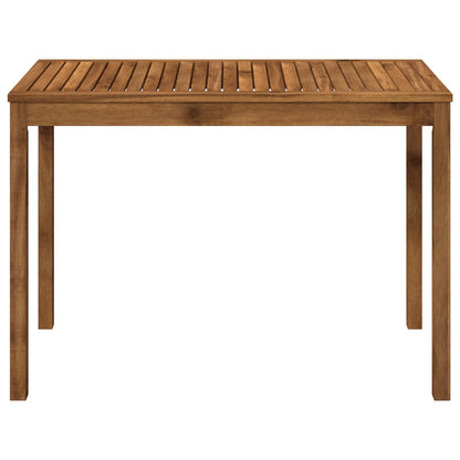 vidaXL Garden Dinner Table Natural 108.5 x 55 x 75 cm 3