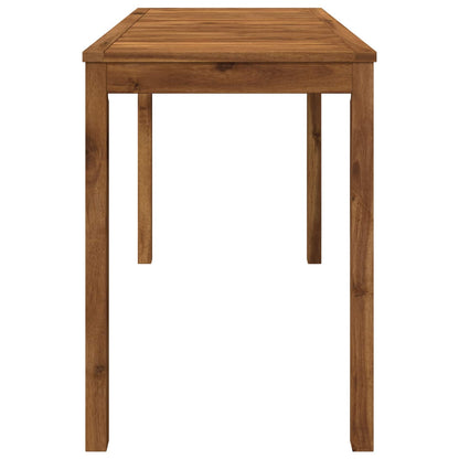 vidaXL Garden Dinner Table Natural 108.5 x 55 x 75 cm 4