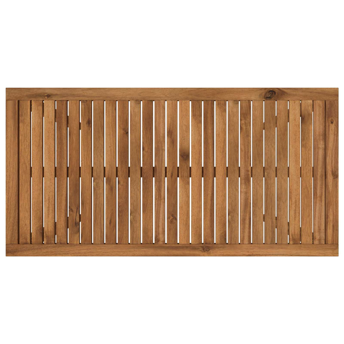 vidaXL Garden Dinner Table Natural 108.5 x 55 x 75 cm 5