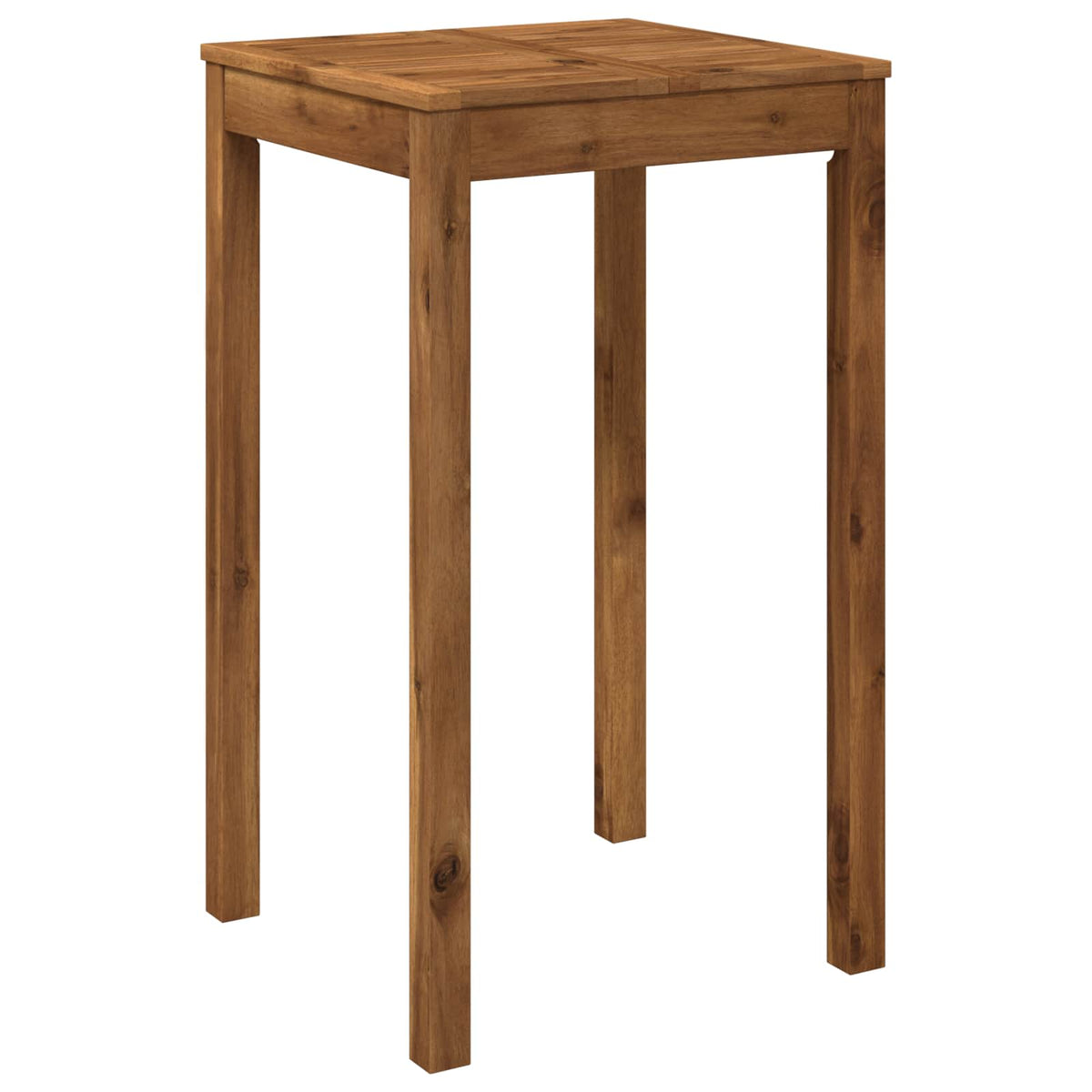 Garden Bar Table Solid Acacia Wood Natural 60 cm 60.5 cm