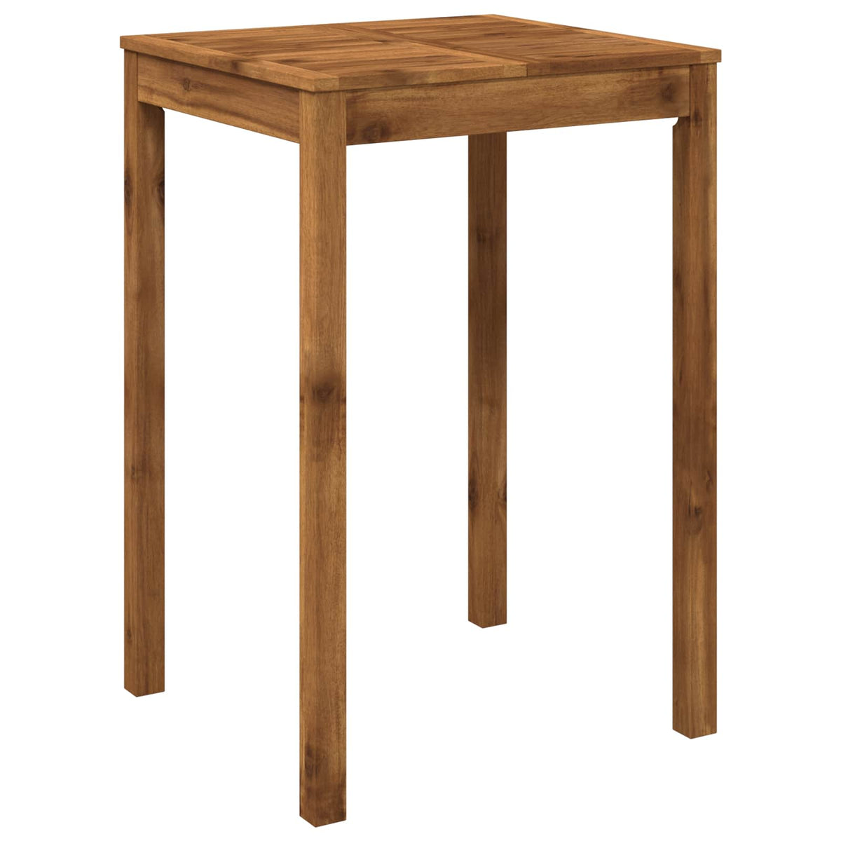 Garden Bar Table Solid Acacia Wood Natural 70 cm 68.5 cm