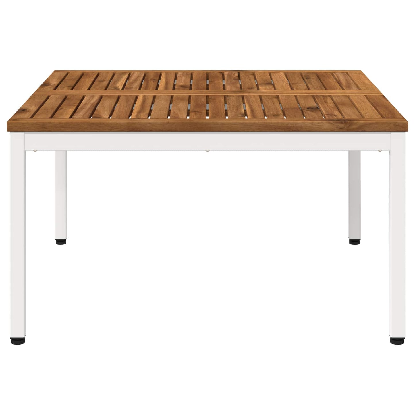 vidaXL Coffee Table Natural and White 80 x 80.5 x 45 cm 4