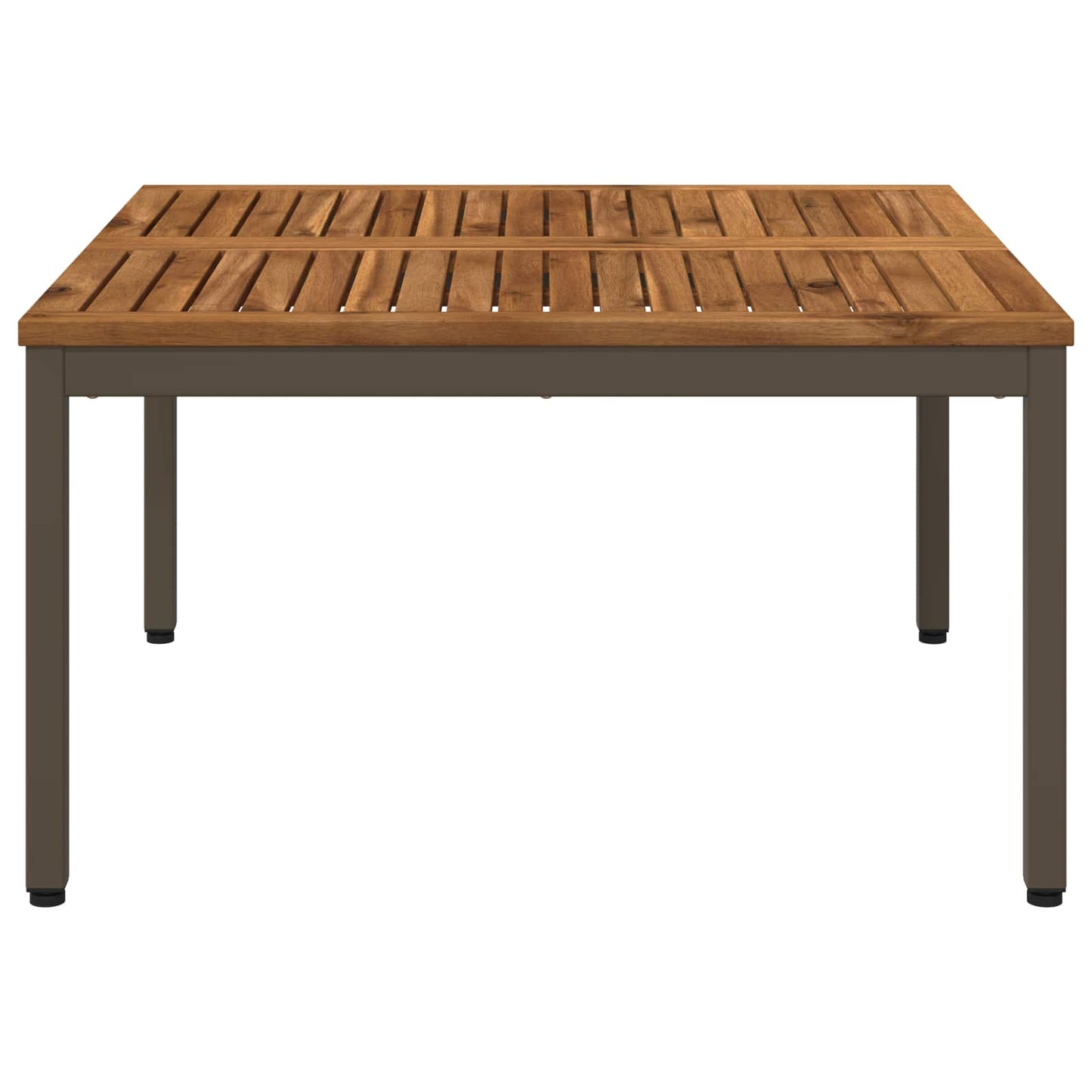 vidaXL Coffee Table Natural and Coffee 80 x 80.5 x 45 cm 4